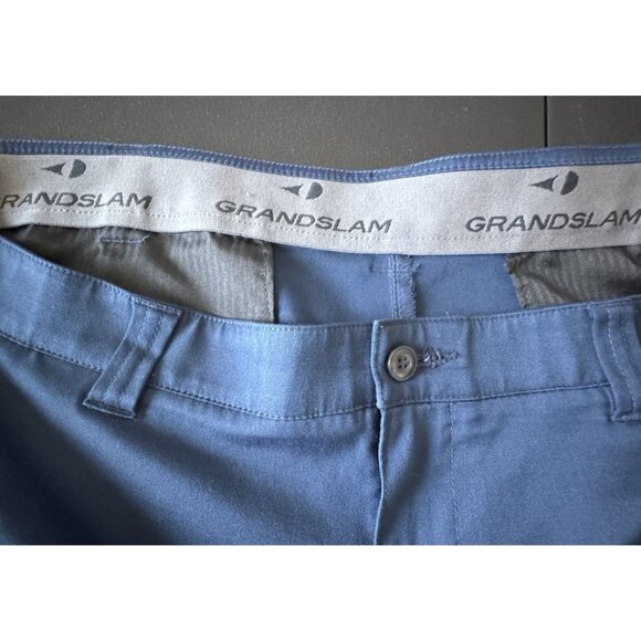 Grand Slam Performance Golf Shorts Men's 40 Navy Flat Front Stretch‎ - Picture 7 of 9